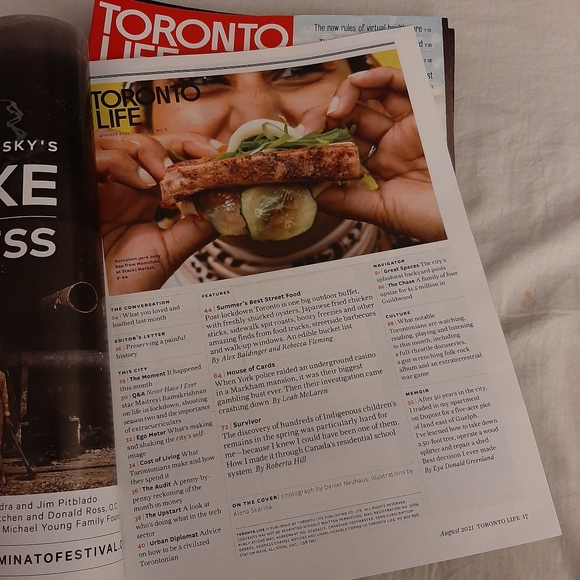 Toronto Life Magazine August 2021 - Picture 2 of 2